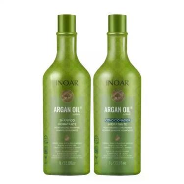 Imagem de Shampoo + Condicionador Argan Inoar 2L