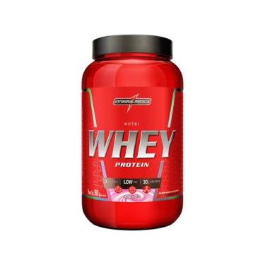 Imagem de Hipercalórico Integralmédica Nutri Whey Protein  - em Pó 900g Morango,