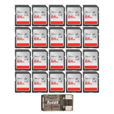 Imagem de Cartão de Memória Ultra Classe 10 64GB 140 MB/s UHS-I SDXC (Pacote com
