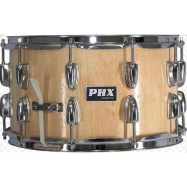 Imagem de Caixa Bateria PHX 8X14 10 Afinações Canoa Dupla Madeira Verniz 580MA