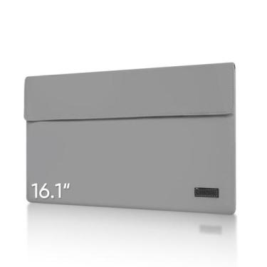 Imagem de Bolsa de Couro Cinza ARZOPA para Monitor Portátil de 16,1 Polegadas