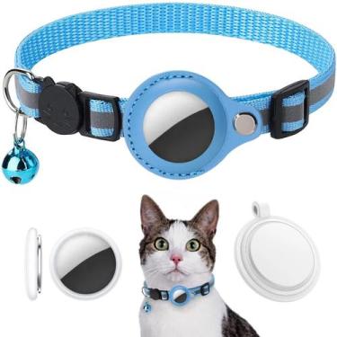 Imagem de Kit Coleira para Gato com Smart Tag Rastreador Localizador compatível 