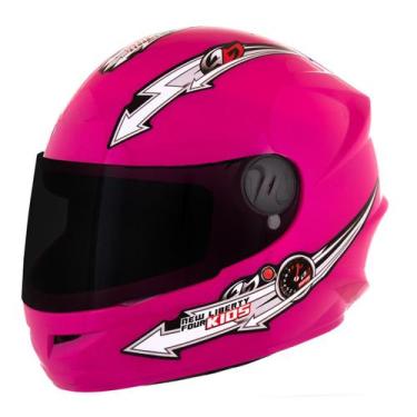 Imagem de Capacete Fechado Infantil Pro Tork Liberty Four Kids Solid Viseira Fum