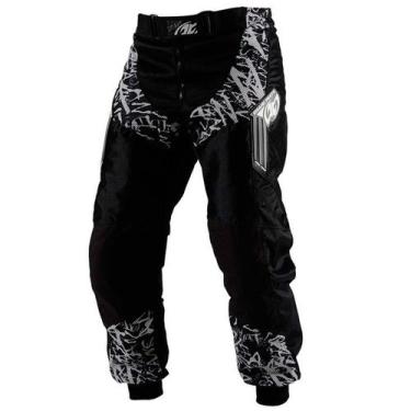 Imagem de Calça Motocross Trilha Enduro Pro Tork Insane Black, PRETO, 50