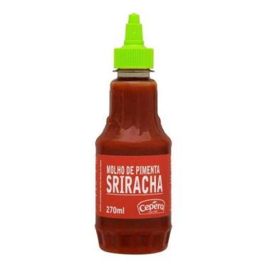 Imagem de Molho De Pimenta Sriracha Sabores Cepêra Sem Glúten 270 Ml
