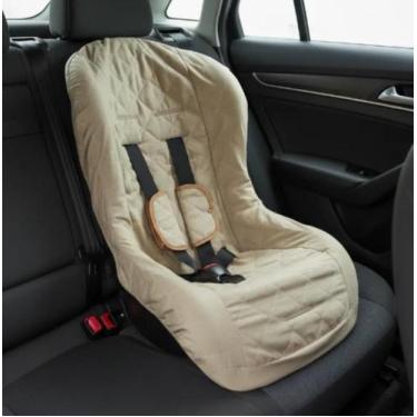 Imagem de Capa para Cadeirinha de Carro Bebê Menina Menino com Protetor de Cinto