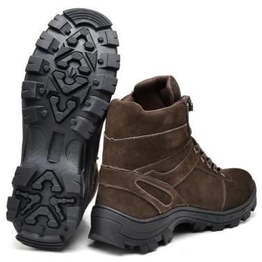 Imagem de Bota Coturno Couro Masculina Adventure Cano Baixo Kant - CMR Shoes, 42