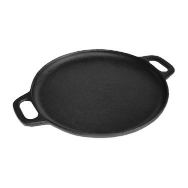 Imagem de Bifeteira 1084-RIG Lisa Redonda Ferro 30cm Alça para Fogão Forno e Churrasqueira Rig Fundidos