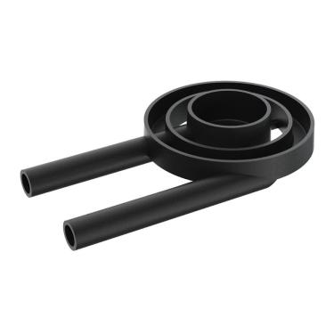 Imagem de Queimador Duplo Médio para Fogão Industrial Ferro Fundido 17,2cm Controle Independente dos Anéis Libaneza