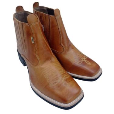 Imagem de Bota Cano Curto F-1000 Látego Wisky Bico Quadrado