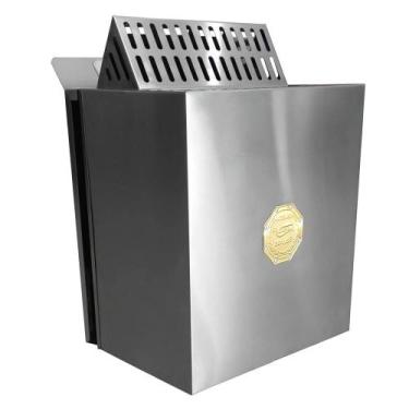 Imagem de Sauna Seca Elétrica 9Kw Trifásico Inox de Parede com Comando Digital I