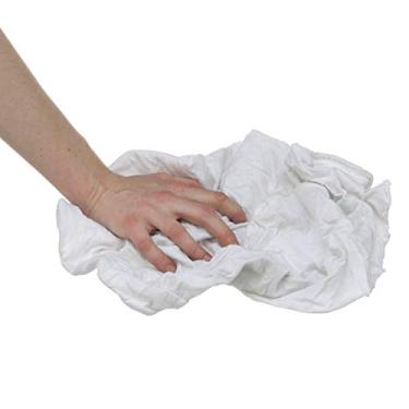 Imagem de Seachoice 90009 Novos panos de limpeza de malha branca – Baixo fiapos – 450 g caixa