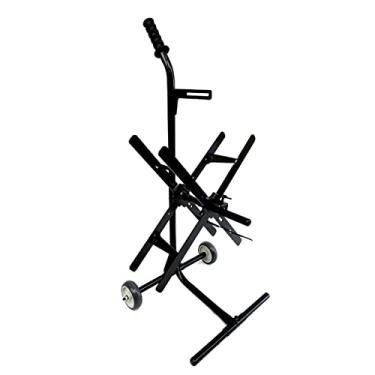 Imagem de Carrinho Desbobinador Desenrolador De Fita Arquear Pet Verde E Pp Preta Para Cintar