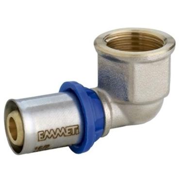 Imagem de Cotovelo Femea Prensar 20Mm X 1/2, Emmeti
