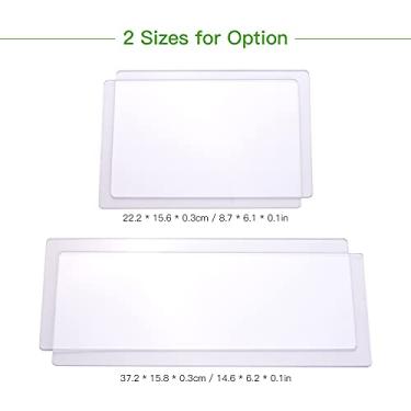 Imagem de LUGU 2pcs Almofada de Corte T nsparente Acessório Durável Placa de Material de PC Almofada de Substituição de Espessu de m pa Máquina de Corte e Vinco Artes e Ofícios Sc pbooking Ca making, 8,7 *