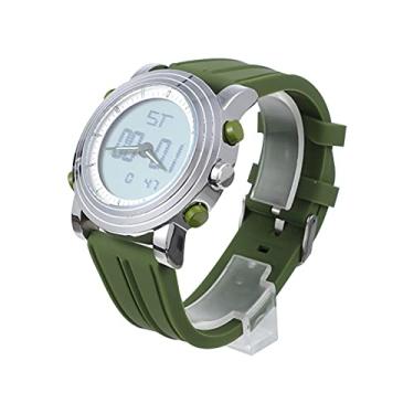 Imagem de Relógios esportivos digitais para crianças com tela de LED e pulseira de silicone para , meninos, unissex, crianças, adolescentes, verde