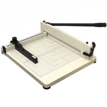 Imagem de Guilhotina Papel Facão A3 A4 Manual 400 Folhas com Trava e Guia Importway Iwgpa-3400