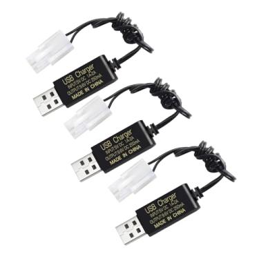 Imagem de Fytoo Cabo de carregamento USB de plugue Tamiya de 9,6 V para controle remoto, carro, caminhão, tanque, engenharia, carro, barco, brinquedo, carro, tamiya, carregador de bateria