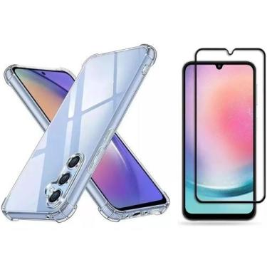Imagem de Capa Capinha + Pelicula 3d Para Samsung Galaxy  A04 A04E  A05 A05S A15