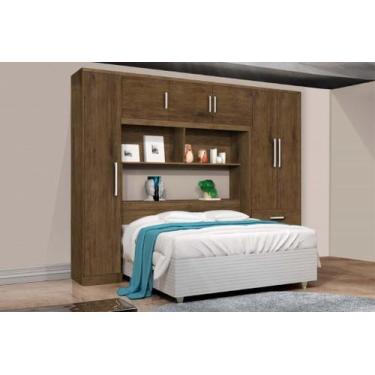 Imagem de Roupeiro Modulado Com Cabeceira Báu CAN 2.34m Casal Com Amplo Espaço I