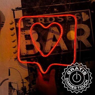 Imagem de Painel Luminoso Letreiro Criativo INSTA - Neon LED Vermelho - Studio 3