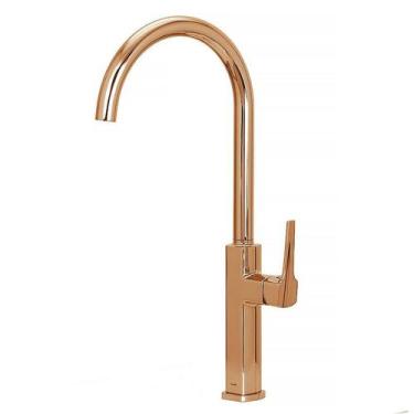 Imagem de Torneira Rosé Gold Cozinha Monocomando Welle