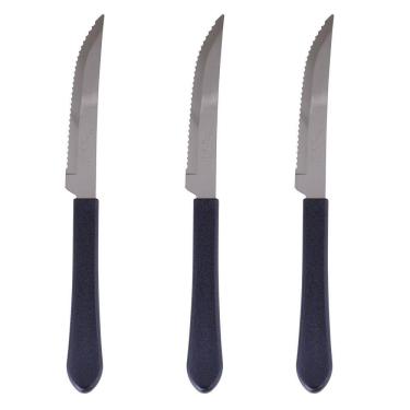 Imagem de Conjunto de Facas 3 Peças Tramontina Leme 23180/304 Preta