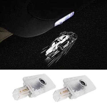 Imagem de uunonaha 2 peças luzes LED logotipo porta de carro cortesia projetor laser bem-vindo luz fantasma sombra poça lâmpada compatível com BRZ ZD8 2022-presente acessórios (BRZ Track, ZD8; 2022-presente)