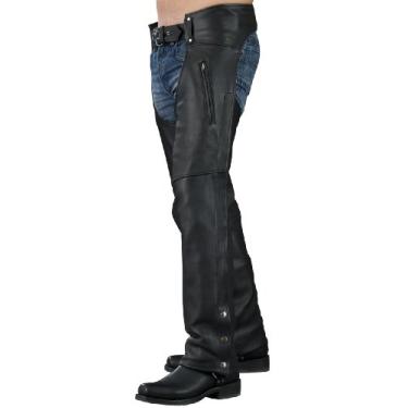 Imagem de Mossi Calças de couro masculinas (preto, 5G)