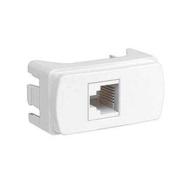 Imagem de Módulo Tomada RJ11 Branco Miluz Schneider, Branco