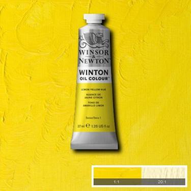 Imagem de Tinta A Óleo Para Tela Winton 37ml 346 S1 Lemon Yellow - Winsor & Newt
