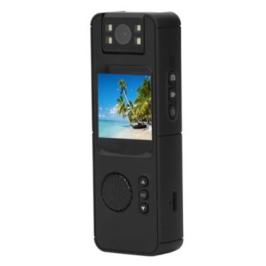 Imagem de Mini Câmera Corporal, Câmera 1080P HD Vestível para Uso Corporal Com Clipe Traseiro, Visão Noturna, Detecção de Movimento, Câmera Pessoal Anti-vibração Corporal para Ciclismo,