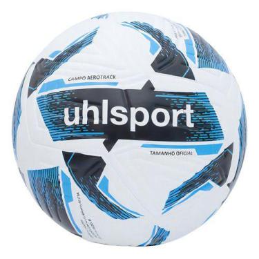 Imagem de Bola De Futebol Campo Uhlsport Aerotrack - Branco E Azul