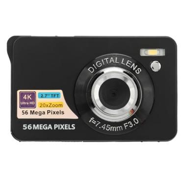Imagem de Câmera Compacta Akozon, Câmera Digital HD de 2,7 Polegadas 4K 56MP 20X Zoom Autofoco Câmera Portátil para Vlogging para Meninas Meninos Adolescentes (#11)