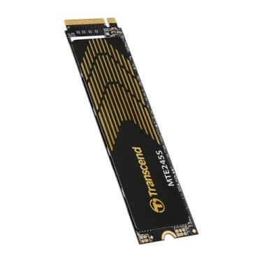 Imagem de Transcend TS250GMTE245S 250GB M.2 PCIe Gen4x4 2280 NVMe Unidade interna de estado sólido para jogos com dissipador de calor de grafeno, com velocidades de até 3.200 MB/s