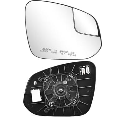 Imagem de TOP-VIGOR 1 pacote de vidro espelhado lateral do passageiro compatível com Toyota RAV4 2016 2017 2018, espelho retrovisor convexo aquecido lado direito, substitui para 87961-42D20