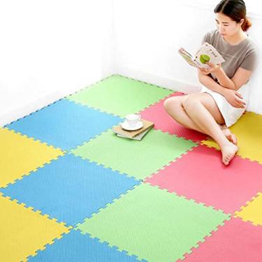 Imagem de Kit 8 Placas Tapete De Eva Tatame 50x50-10mm Colorido