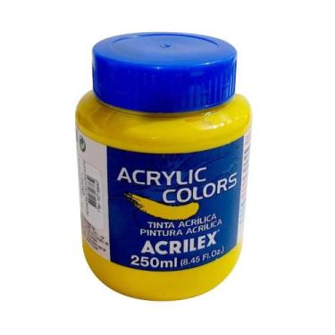 Imagem de Tinta Acrylic Colors 250ml G1 323-amarelo Acrilex, 323 - AMARELO LIMAO