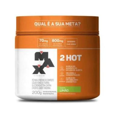 Imagem de 2HOT Termogenico Max Titanium 200g, LIMÃO