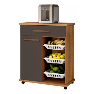 Imagem de Fruteira 1 Porta 1 Gaveta 3 Cestos Goiânia Arte Móveis