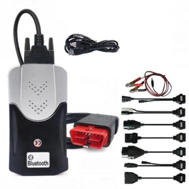 Imagem de 2020.23 2017.R3 Pro Plus USB Bluetooth Obd Obd2 Scanner ferramenta de diagnóstico de carros, scanner de caminhão com 8 cabos de carro