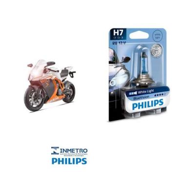 Imagem de Lâmpada BlueVision Philips H7 KTM 1190 RC8 1999 2013