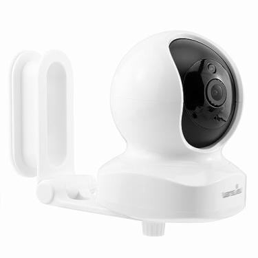 Imagem de LEFXMOPHY Suporte de parede para câmera wansview Q5 / FOSCAM R4S para suporte de montagem ao ar livre de teto base de prateleira ajustável de 180 graus