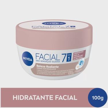 Imagem de Hidratante facial nivea beleza radiante 7 em 1 100G