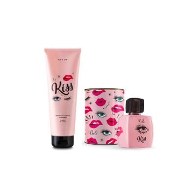 Imagem de Kit Kiss Perfume Deo Colônia 100ML E Hidratante Corporal Kiss 240ML - 