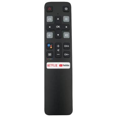 Imagem de Controle compatível tv tcl smartv Android tv ( sem comando de voz) - L