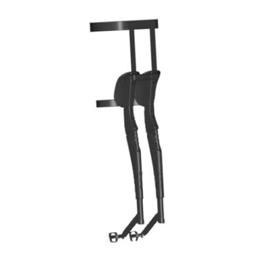 Imagem de rockible Banco de cadeira vestível banco de pesca externa nas fezes de acampamento dobráveis ​​para eventos de, Preto