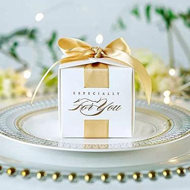 Imagem de Caixa de música para lembrancinhas de casamento, caixa de presente de lembranças, caixa de presente com fita de doces para batizado, chá de bebê, aniversário, evento, festa, suprimentos caixa musical