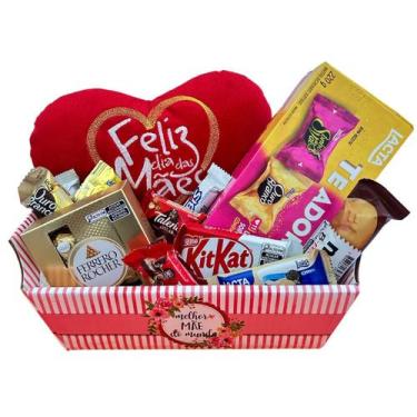 Imagem de Cesta Presente Dia das Mães Mimo Especial Chocolates Pelúcia - Nestlé