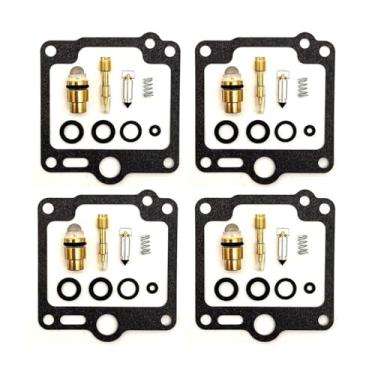 Imagem de Kit de reparo de carburador de motocicleta junta flutuante para YAMAHA XJ600 XJ600H 3KM XJ600N 51J Peças de junta de agulha XJ 600H 600N 600 H N (2 conjuntos)